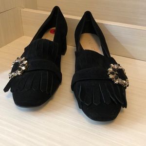 Nine West square heeled pumps